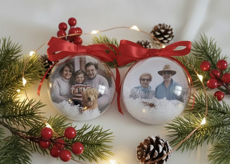 Palla di Natale con Foto Ricordo