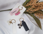 Portachiavi in Ecopelle con Ciondolo da Personalizzare