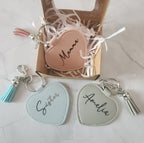 Portachiavi Cuore in Ecopelle da Personalizzare