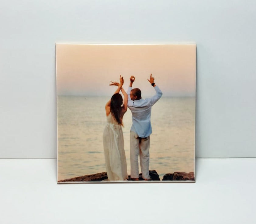 Foto su Ceramica Personalizzata - Mattonella con la Tua Immagine, Idea Regalo Unica e Duratura
