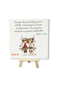 Customizable Ceramic Tile "Love" 15x15