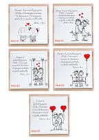 Mattonella in Ceramica Personalizzata "Stickman" 15x15