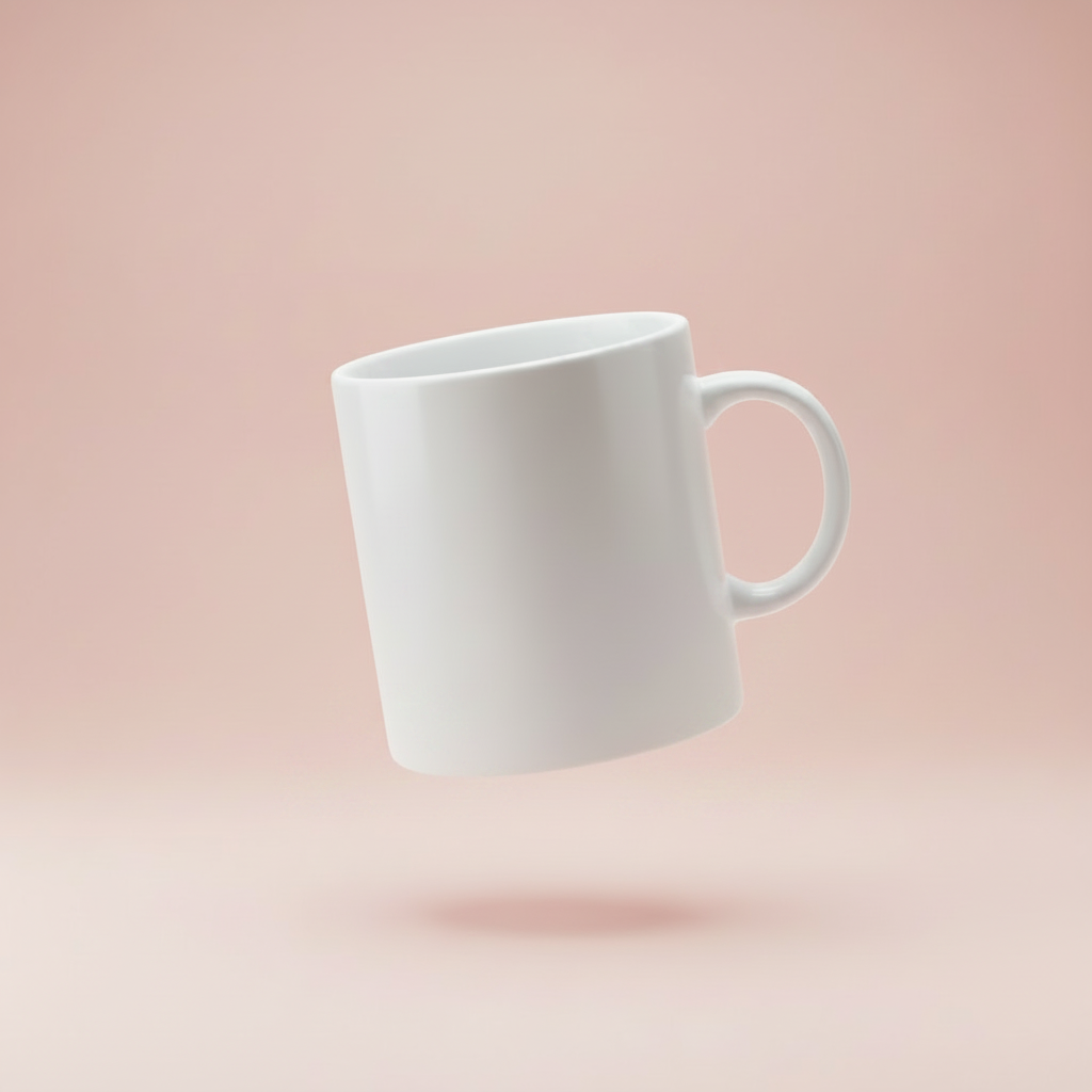 Tazza sospesa pulita