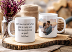 Tazza Foto e Dedica Personalizzata - Crea il Tuo Regalo su Misura con Foto e Frase