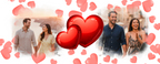 Crea la tua Tazza con Cuori: 2 Sfondi Disponibili e Doppia Foto - Idea Regalo Romantica
