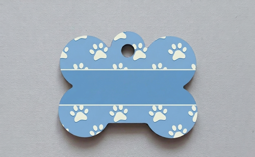 Personalized bone-shaped tag for your animal friends